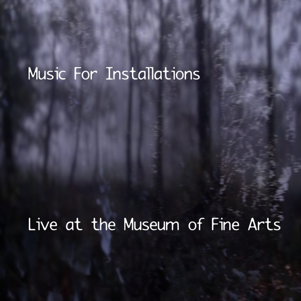 2015.10.15 | Music For Installations – release ‘Live at the Museum of Fine Arts’ album (DATABLOEM)